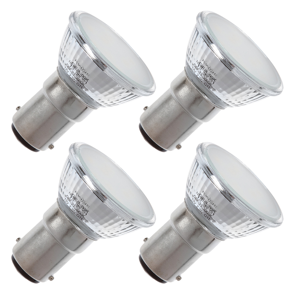 Newhouse Lighting GBF Base 2.3W LED Elevator Bulb BA15D, 12V, 3000K, 200 Lumens, PK 4 GBF-2320-4